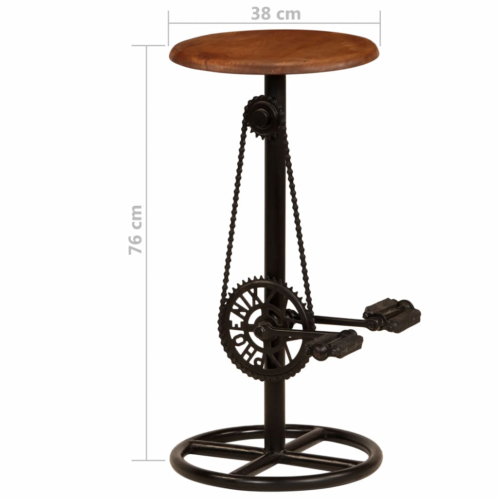 Bar Chairs 2 pcs Solid Mango Wood