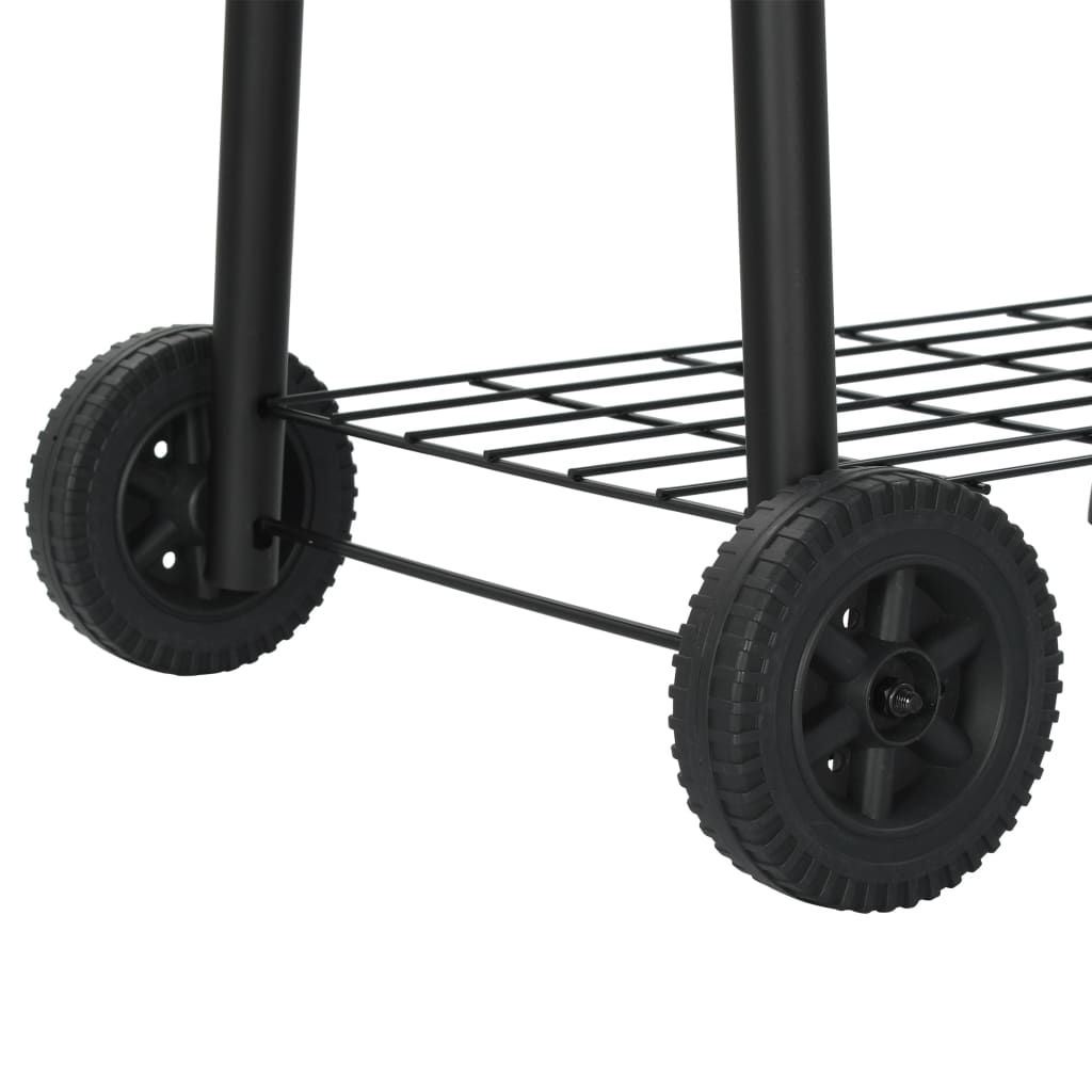 vidaXL Classic Charcoal BBQ Offset Smoker-7