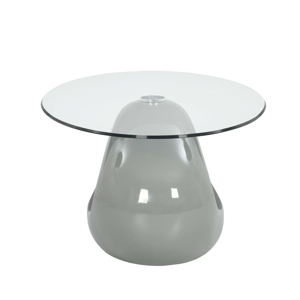 Coffee Table with Oval Glass Top Accent End Side Table Multi Colors