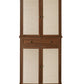 4 Door Cabinet with 1 Drawer, with 4 Adjustable Inner Shelves, Storage Cabinet
