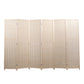 6 Panel Bamboo Room Divider, Private Folding Portable Partition Screen- Natural