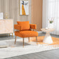 Accent Chair ,leisure single chair with Golden feet