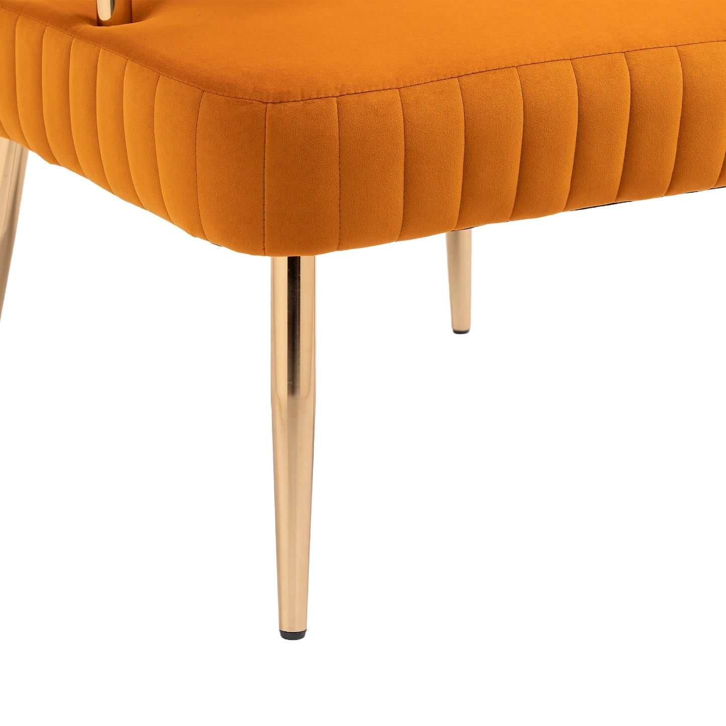 Accent Chair ,leisure single chair with Golden feet