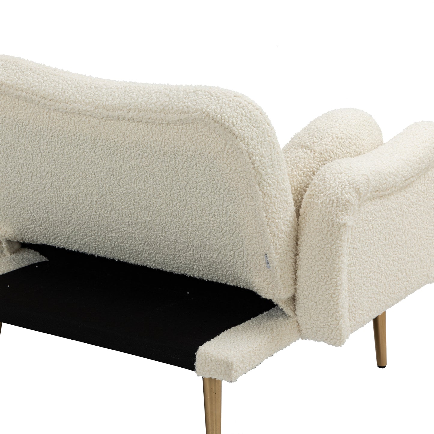 65 inch, Mid Century Modern Velvet Love Seats Sofa with 2 Bolster Pillows, Loveseat Armrest