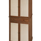 4 Door Cabinet with 1 Drawer, with 4 Adjustable Inner Shelves, Storage Cabinet