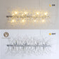 Modern American multi-particle crystal chandelier -12 bulbs -G9 lamp holder