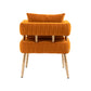 Accent Chair ,leisure single chair with Golden feet