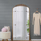 76" x 40" Lavish Full Length Mirror, Antique Gold Metal Floor Mirror