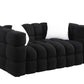 62.2 Length ,35.83" depth, sofa, boucle sofa, 3-seater