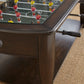 Foosball Cocktail Table - Tempered Glass Insert, Locking Casters, Fully Operational Game - Fun Addition to Game or Living Room