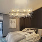 Modern American multi-particle crystal chandelier -12 bulbs -G9 lamp holder