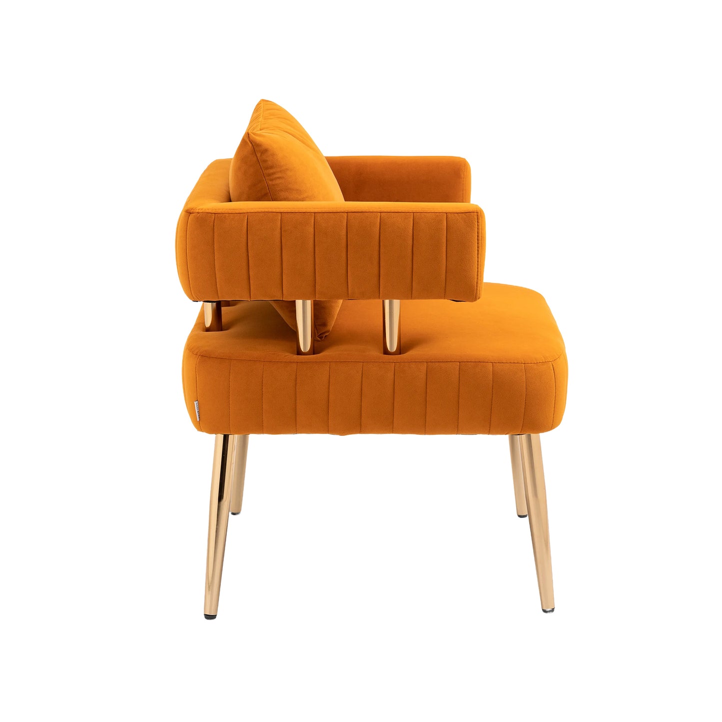 Accent Chair ,leisure single chair with Golden feet