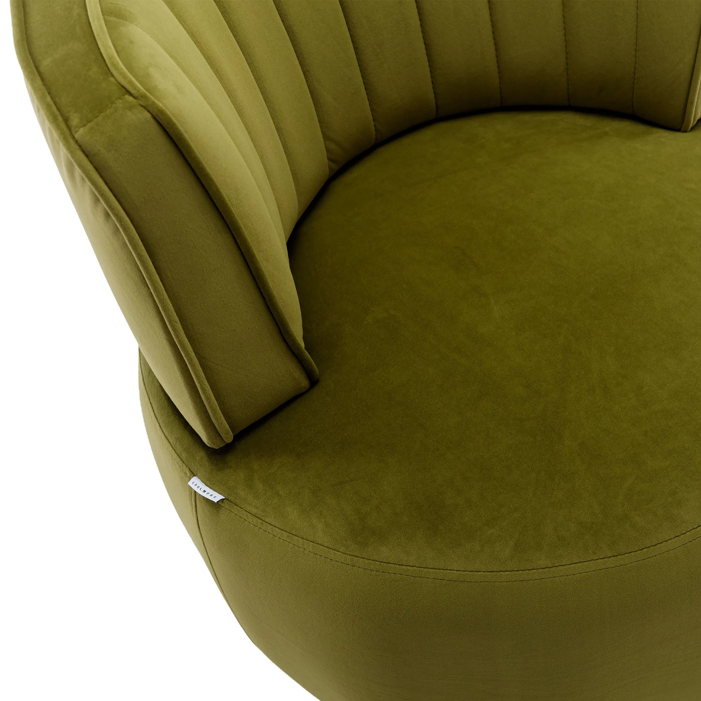 360 Degree Swivel Cuddle Barrel Accent Sofa Chairs, Round Armchairs with Wide Upholstered, Fluffy Velvet Fabric Chair