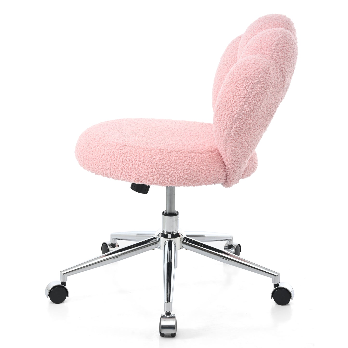 360°Swivel Height Adjustable,Swivel Chair,Teddy fabric,home office chair