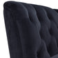 58''Velvet Chaise Lounge,Button Tufted Right Arm Facing Lounge Chair with Nailhead Trim & Solid Wood Legs