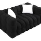 62.2 Length ,35.83" depth, sofa, boucle sofa, 3-seater