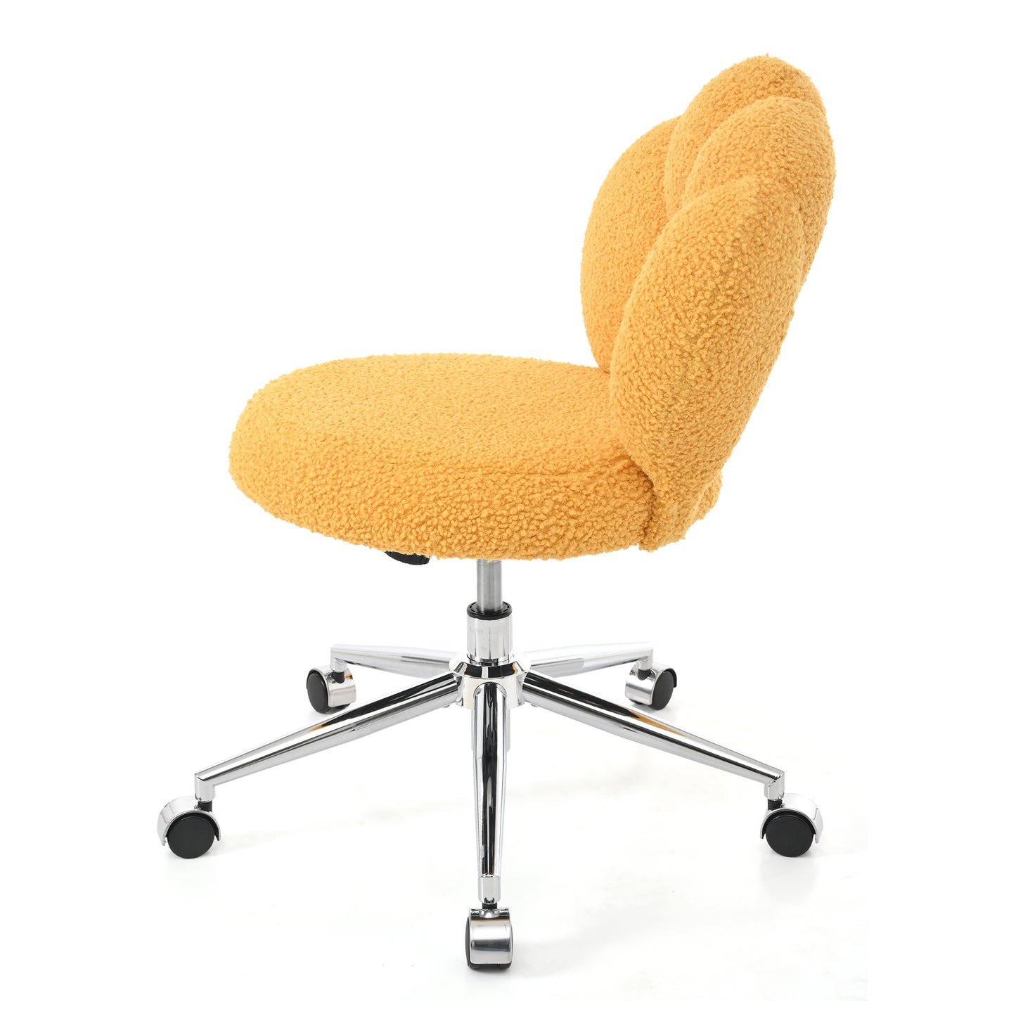 360°Swivel Height Adjustable,Swivel Chair,Teddy fabric,home office chair