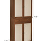 4 Door Cabinet with 1 Drawer, with 4 Adjustable Inner Shelves, Storage Cabinet