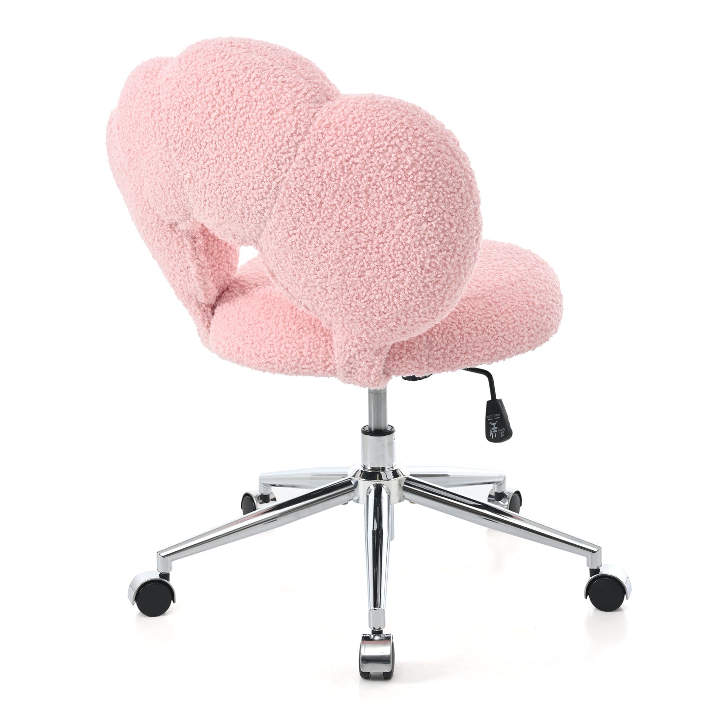 360°Swivel Height Adjustable,Swivel Chair,Teddy fabric,home office chair