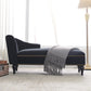 58''Velvet Chaise Lounge,Button Tufted Right Arm Facing Lounge Chair with Nailhead Trim & Solid Wood Legs