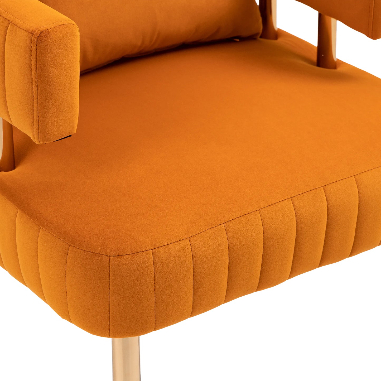 Accent Chair ,leisure single chair with Golden feet