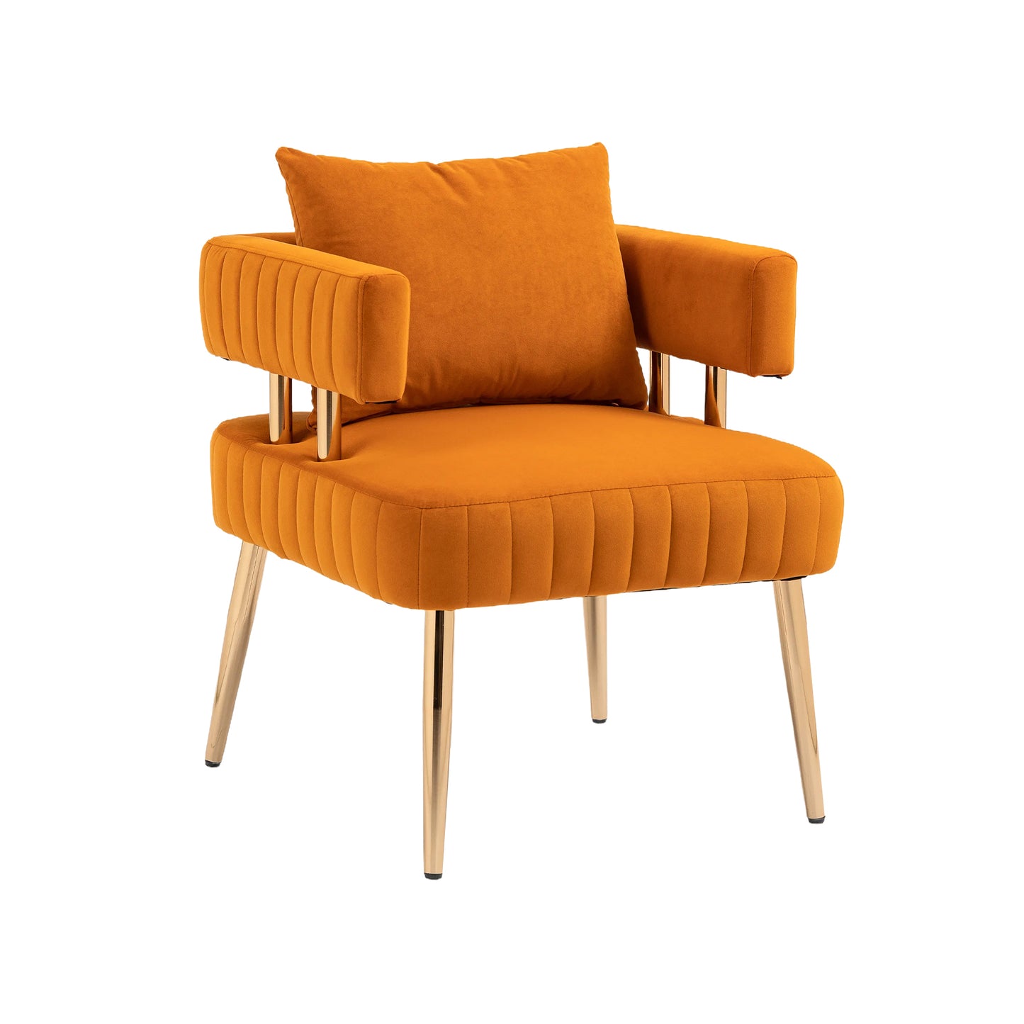 Accent Chair ,leisure single chair with Golden feet