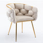 Luxury modern simple leisure velvet single sofa/accent chair