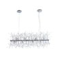 Modern American multi-particle crystal chandelier -12 bulbs -G9 lamp holder