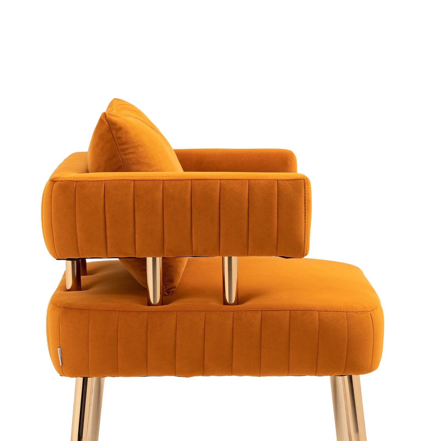 Accent Chair ,leisure single chair with Golden feet