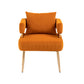 Accent Chair ,leisure single chair with Golden feet