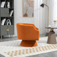 360 Degree Swivel Cuddle Barrel Accent Sofa Chairs, Round Armchairs with Wide Upholstered, Fluffy Velvet Fabric Chair
