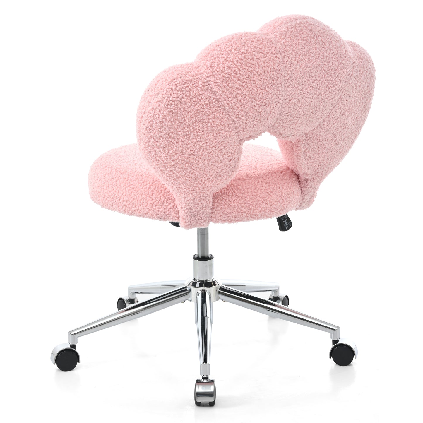 360°Swivel Height Adjustable,Swivel Chair,Teddy fabric,home office chair