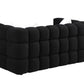 62.2 Length ,35.83" depth, sofa, boucle sofa, 3-seater