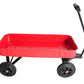 Garden cart Reuniong  Railing,  solid Wheels, All Terrain Cargo Wagon with 280lbs Weight Capacity, Red