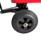 Garden cart Reuniong  Railing,  solid Wheels, All Terrain Cargo Wagon with 280lbs Weight Capacity, Red