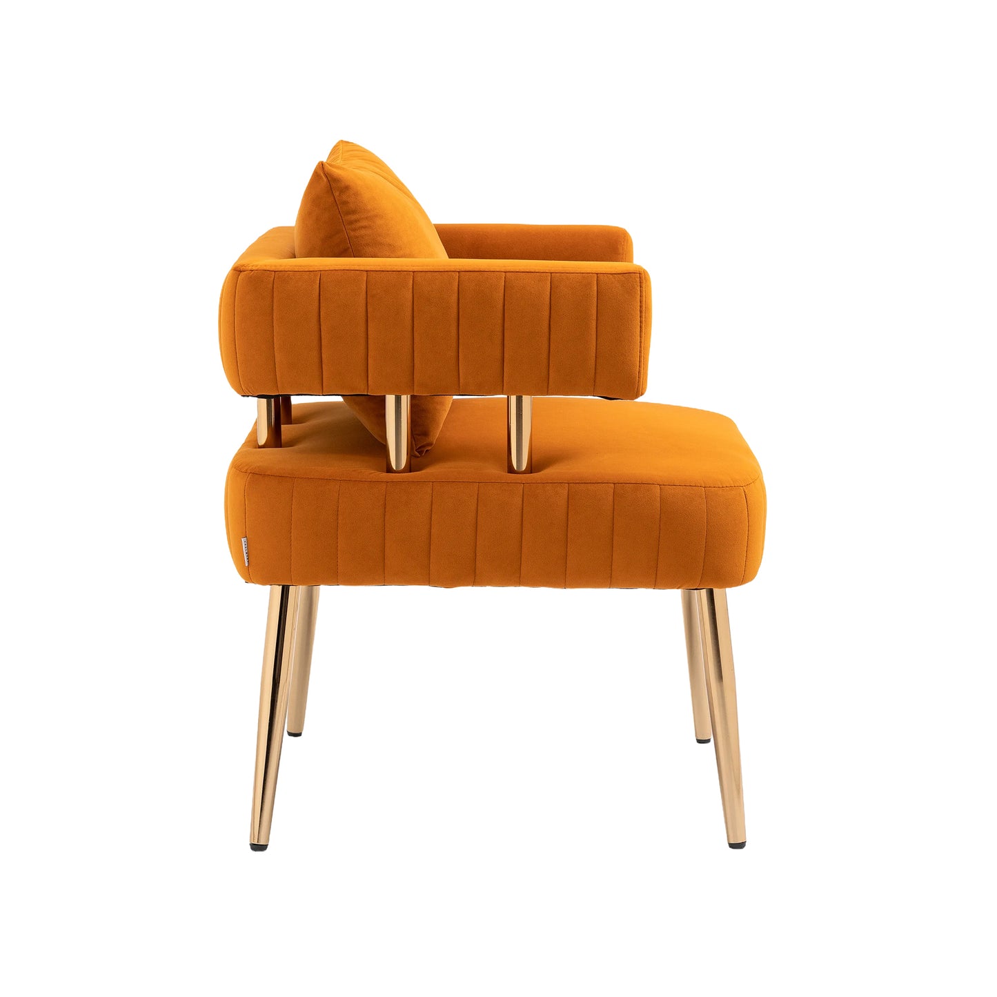 Accent Chair ,leisure single chair with Golden feet