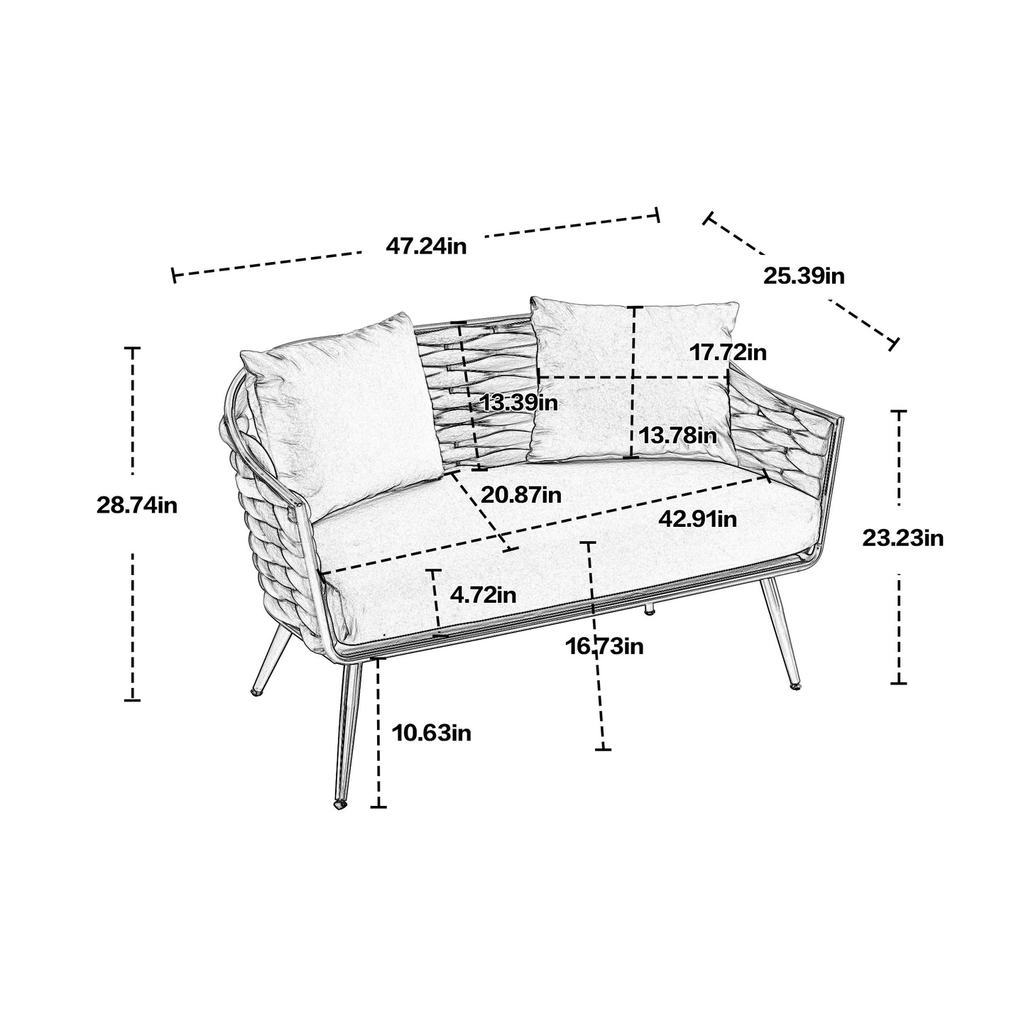 Velvet Accent Chair Modern Upholstered Armsofa Tufted Sofa with Metal Frame, Single Leisure sofa