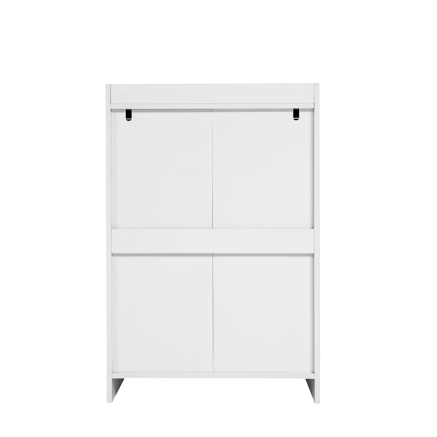 4 Drawer Dresser, Chest of Drawers Without Handle, 100% Waterproof, Modern Wooden Cabinet with Sturdy Frame