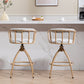 26 Swivel Counter Height Bar Stool, Set Of 2- Fabric Seat With Metal Frame, Modern Industrial Design Bar Chairs For Kitchen Island, Dining Room, Home Bar, Counter Seat