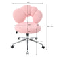 360°Swivel Height Adjustable,Swivel Chair,Teddy fabric,home office chair