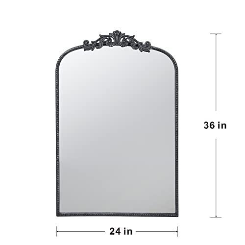 24" x 36" Classic Design Mirror with and Baroque Inspired Frame