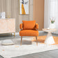 Accent Chair ,leisure single chair with Golden feet