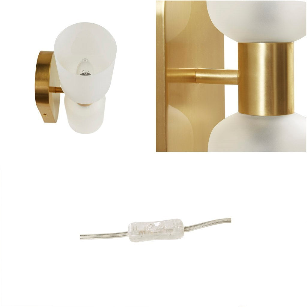 Double Tube 2-Light Wall Sconce