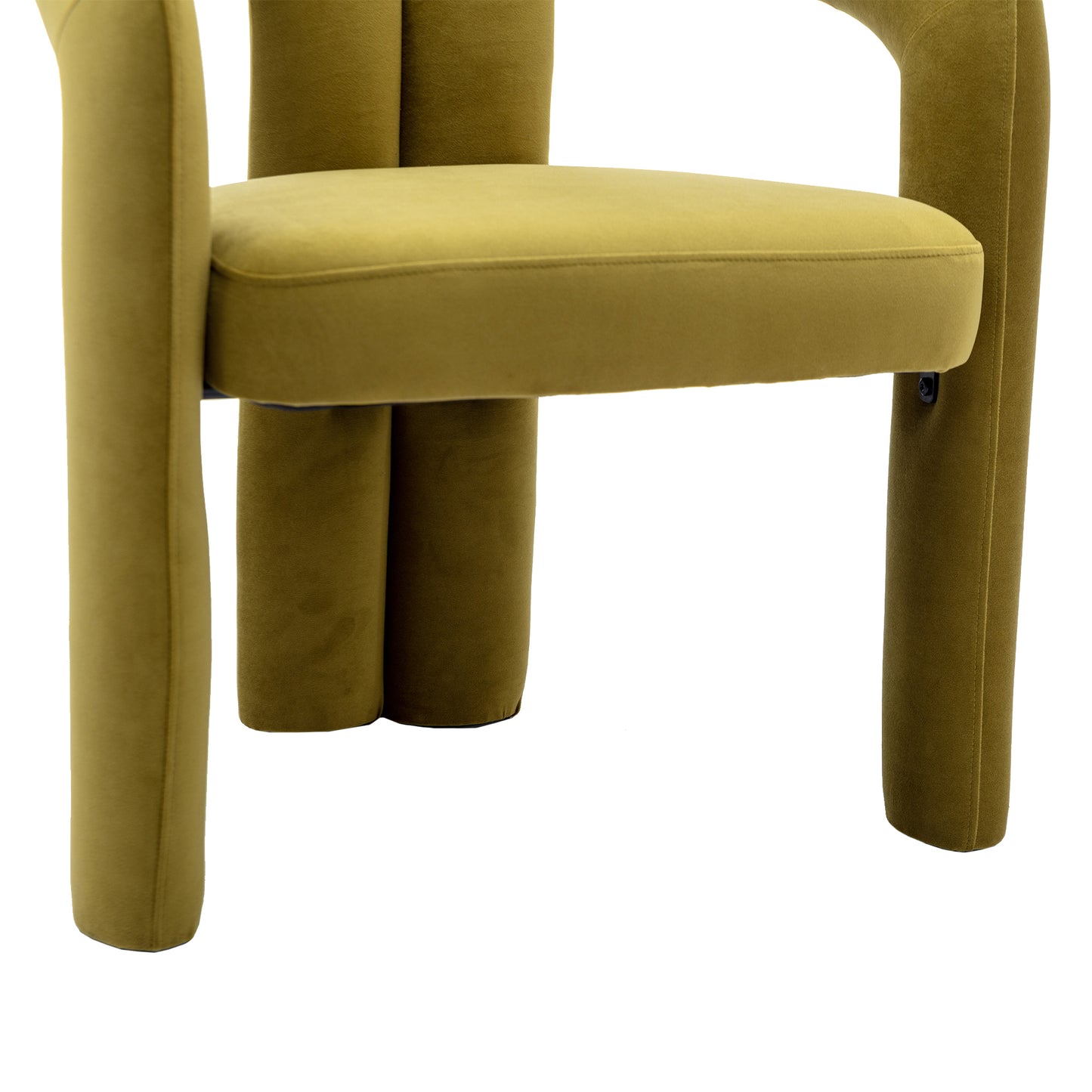 Contemporary Designed  Fabric Upholstered Accent/Dining Chair /Barrel Side Armchair set of 2