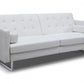80 X 45 X 13 White Stainless Steel Sofa Bed-1