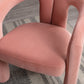 Contemporary Designed  Fabric Upholstered Accent/Dining Chair /Barrel Side Chairs -set of 2