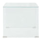 vidaXL Coffee Table Tempered Glass 19.5"x19.7"x17.7" Clear-2
