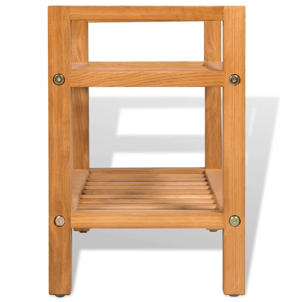 Solid Oak Wood Shoe Rack with 5 Shelves Stand Furniture Multi Sizes