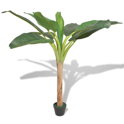 vidaXL Artificial Banana Tree Plant with Pot Green Lifelike Indoor Multi Sizes-0