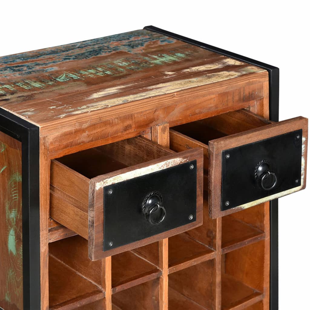 vidaXL Wine Rack for 16 Bottles Solid Reclaimed Wood-4